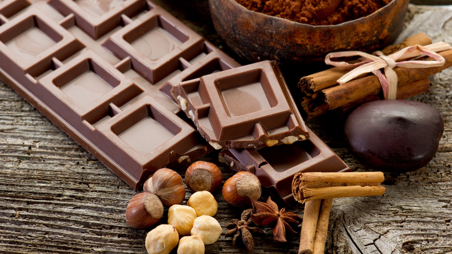 Chocolate and Cinnamon and Nuts for 1536 x 864 HDTV resolution