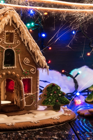 Christmas Gingerbread Decorations for 320 x 480 iPhone resolution