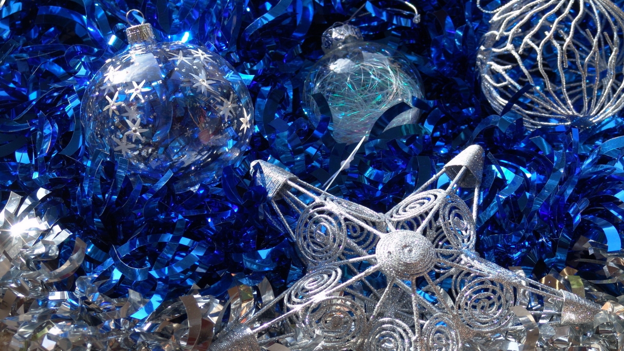 Christmas Ornaments for 1280 x 720 HDTV 720p resolution