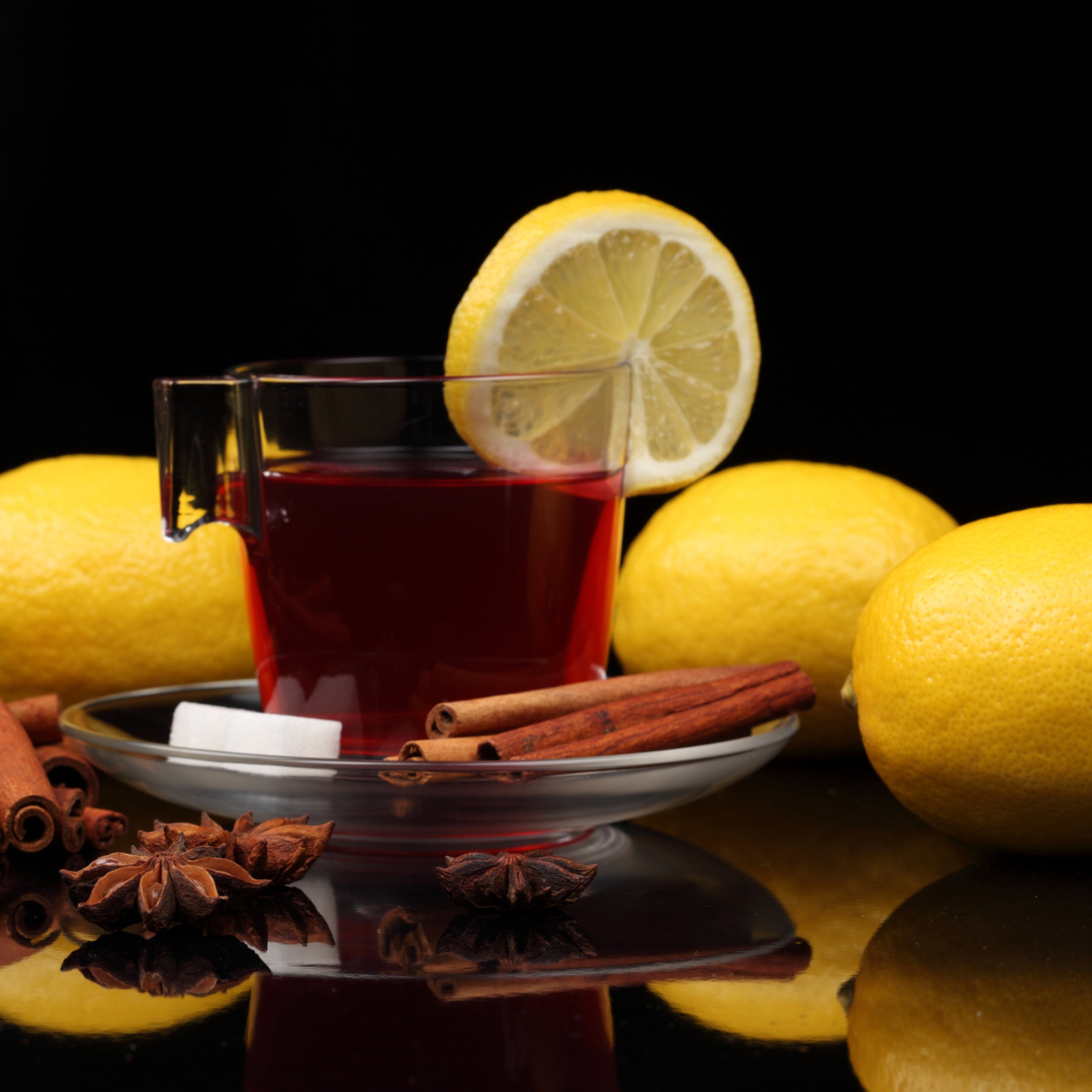 Cinnamon And Lemon Tea for 2048 x 2048 New iPad resolution