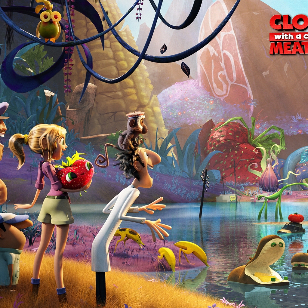 Cloudy with a Chance of Meatballs 2 for 1024 x 1024 iPad resolution