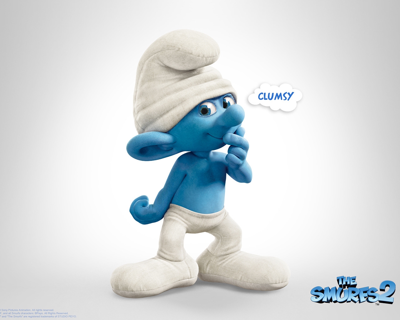 Clumsy The Smurfs 2 for 1280 x 1024 resolution