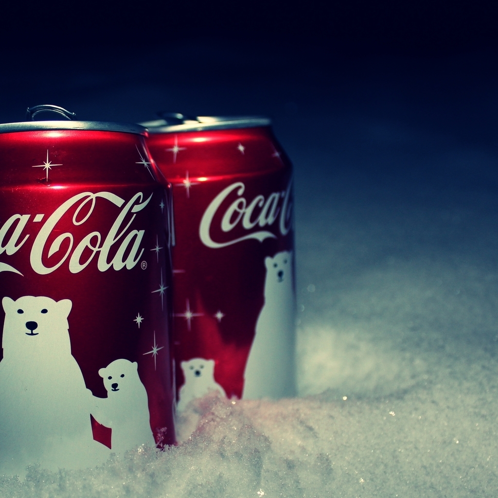 CocaCola for Christmas for 1024 x 1024 iPad resolution