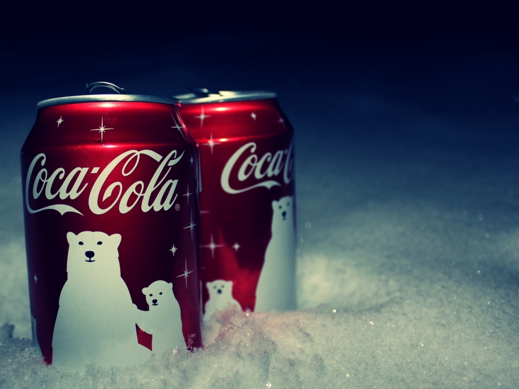 CocaCola for Christmas for 1024 x 768 resolution
