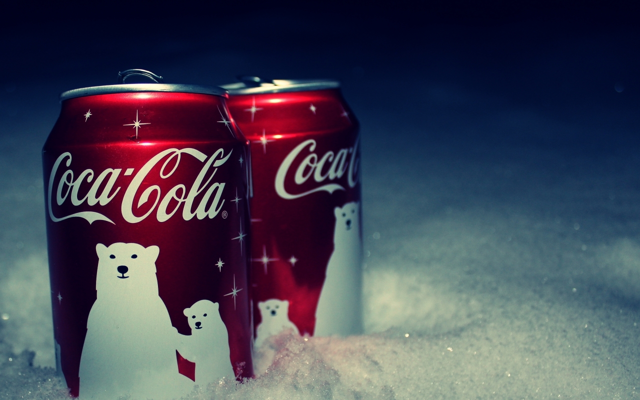CocaCola for Christmas for 1280 x 800 widescreen resolution