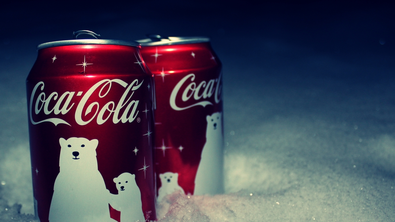 CocaCola for Christmas for 1366 x 768 HDTV resolution