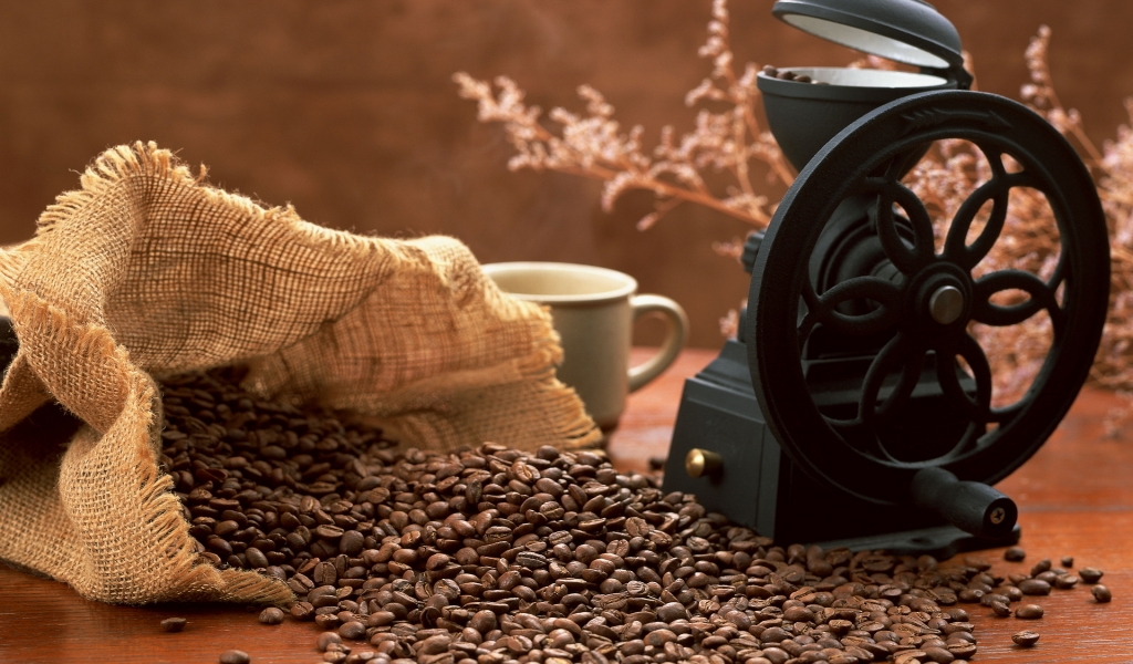 Coffee Grinder for 1024 x 600 widescreen resolution