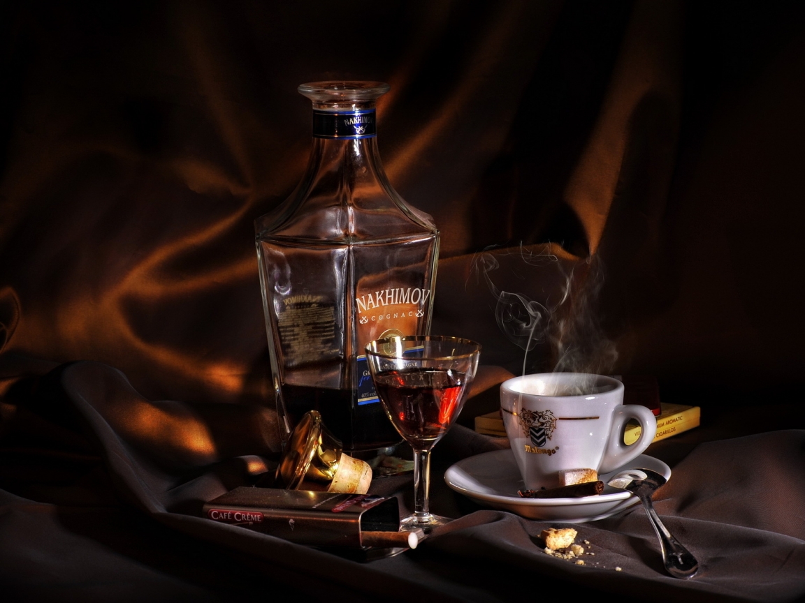 Cognac and Coffe for 1152 x 864 resolution