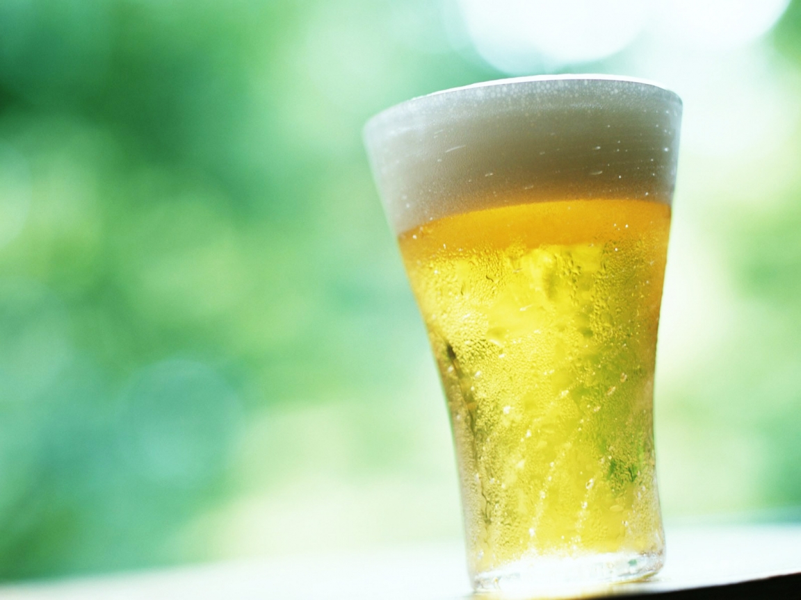 Cold Glass of Beer hd wallpaper for 1152 x 864 resolution