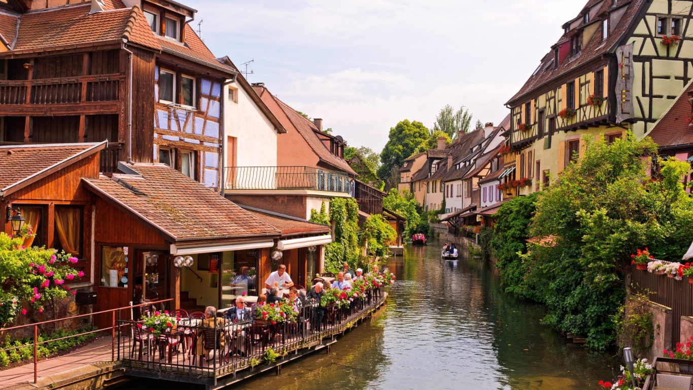 Colmar Alsace View for 1366 x 768 HDTV resolution