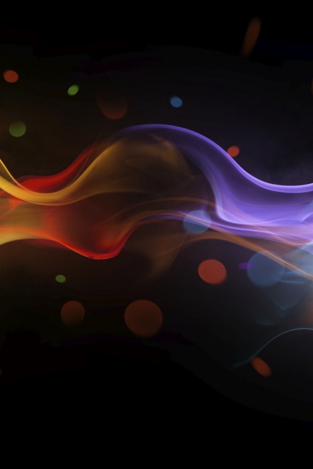 Colored Smoke for 640 x 960 iPhone 4 resolution
