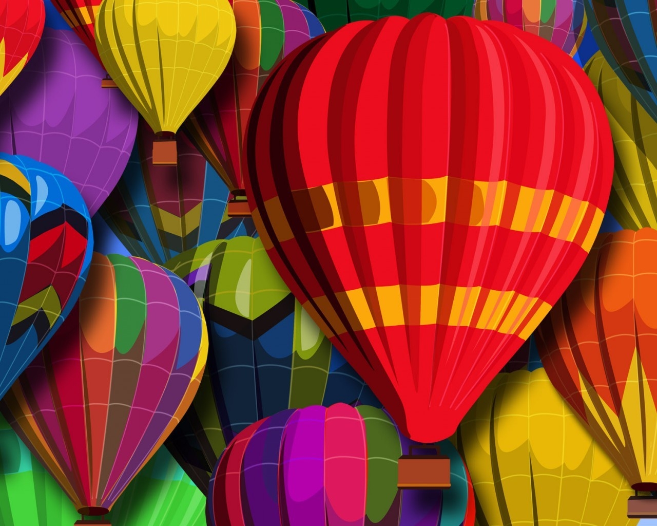 Colorful Balloons for 1280 x 1024 resolution