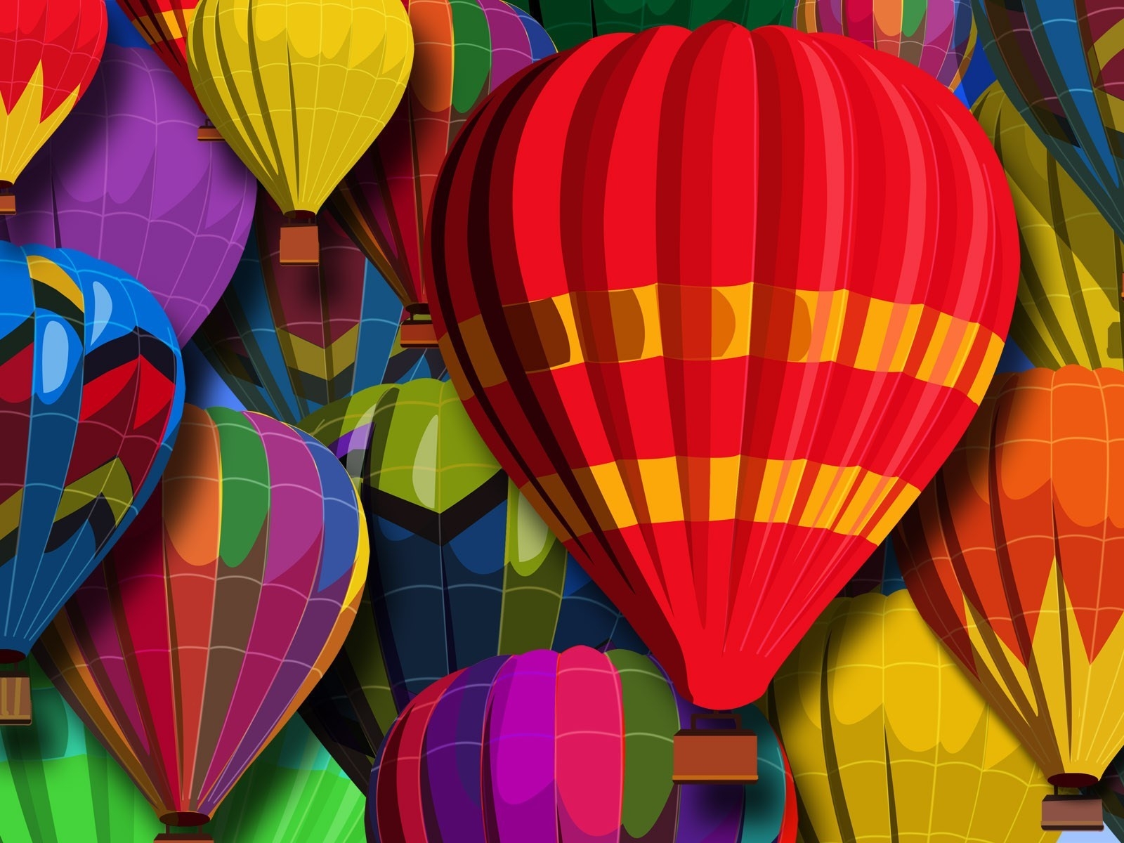 Colorful Balloons for 1600 x 1200 resolution