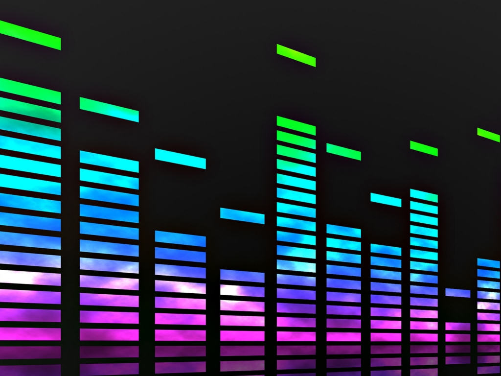 Colorful Equalizer for 1024 x 768 resolution