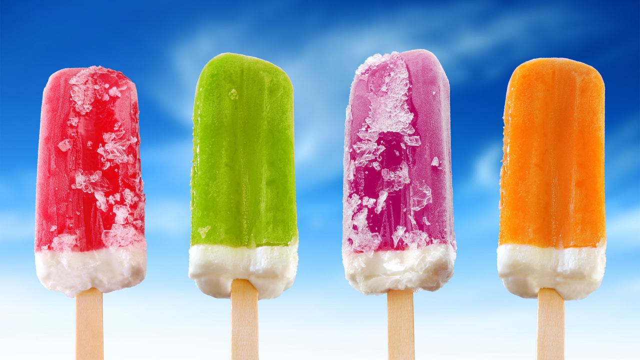Colorful Ice Cream for 1280 x 720 HDTV 720p resolution