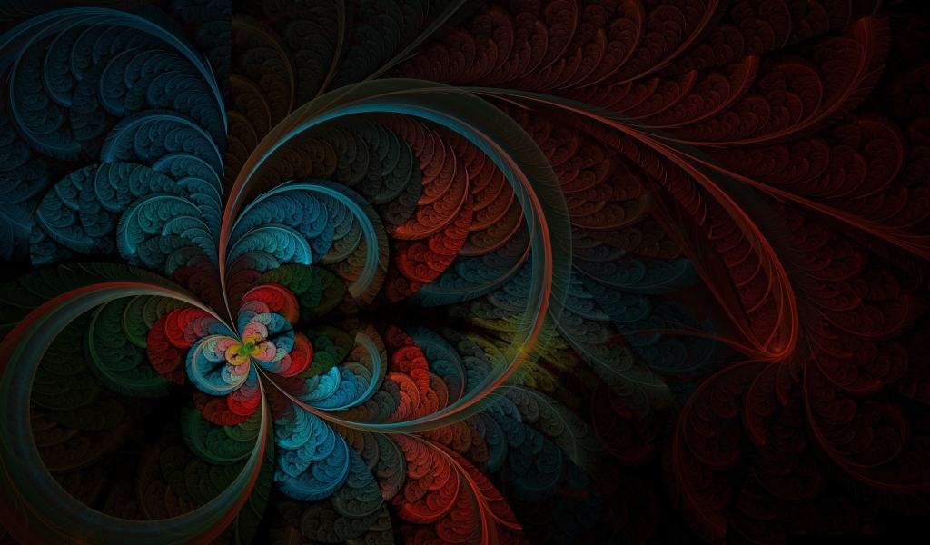 Colourful Drawing for 1024 x 600 widescreen resolution