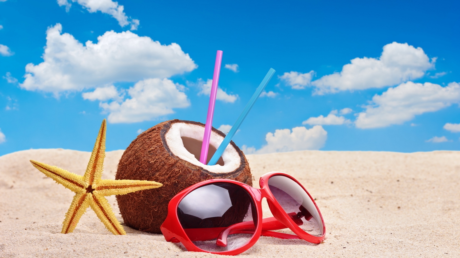 Colourful Summer Accessories for 1920 x 1080 HDTV 1080p resolution
