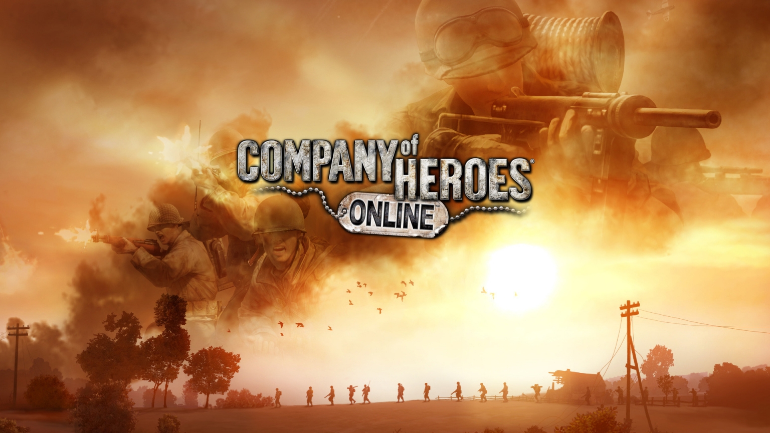 Company of Heroes Online for 1536 x 864 HDTV resolution