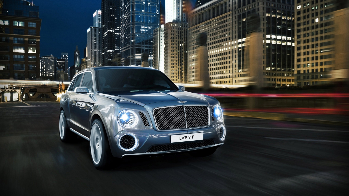 Concept Bentley EXP 9 F for 1366 x 768 HDTV resolution