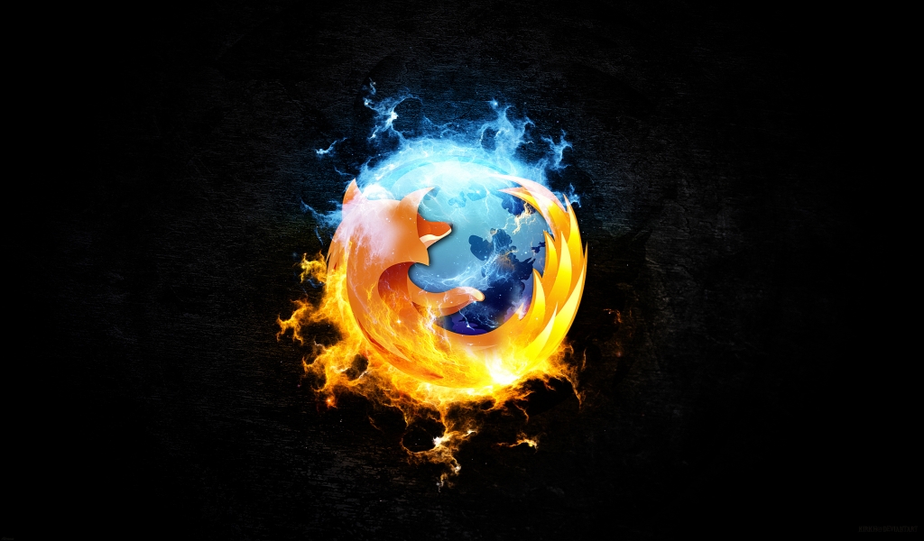 Cool Firefox for 1024 x 600 widescreen resolution