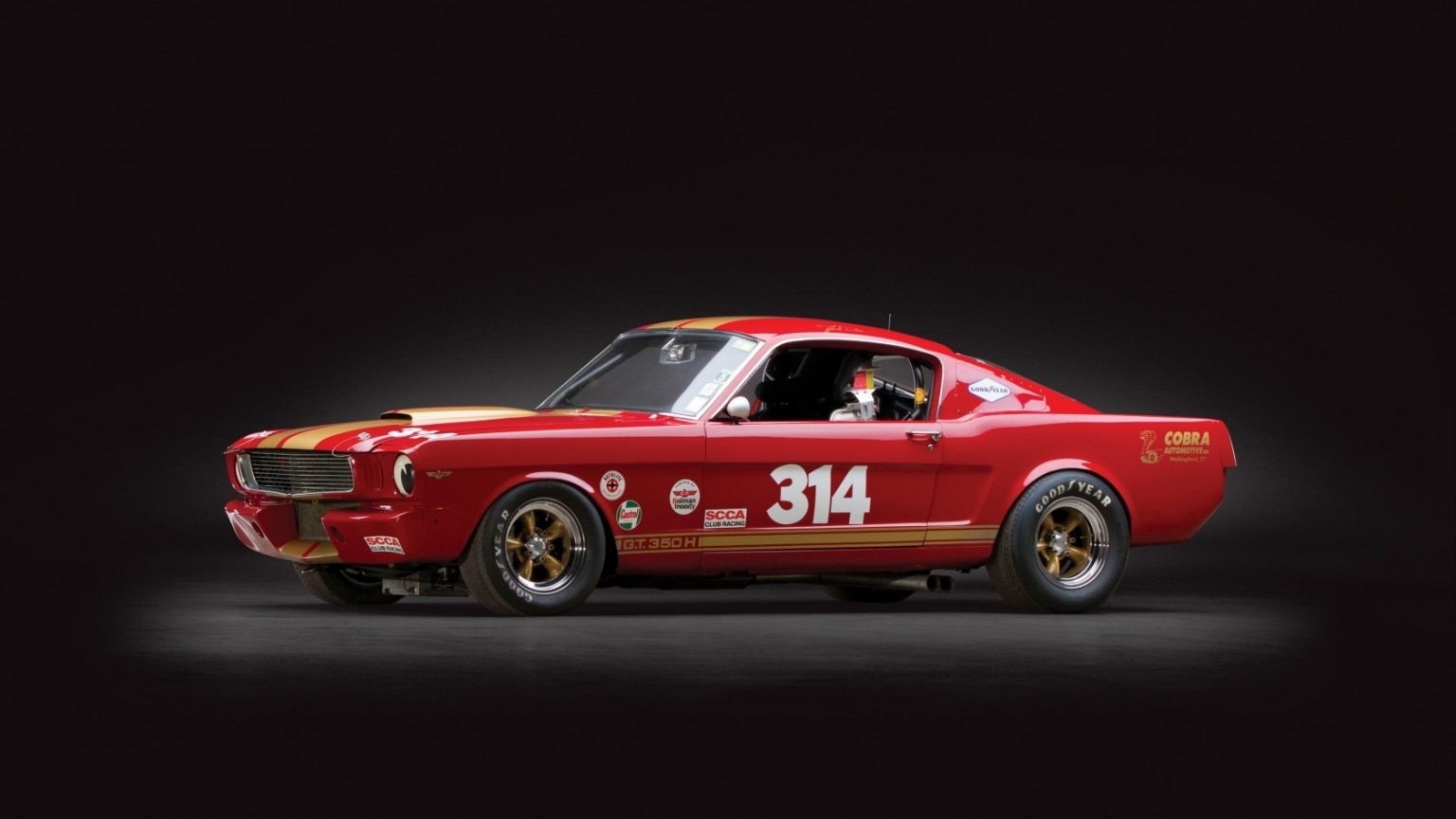 Cool Ford Mustang Shelby GT350h for 1536 x 864 HDTV resolution