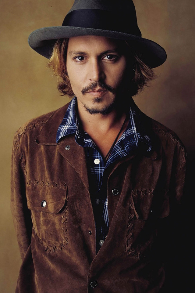 Cool Johnny Depp for 640 x 960 iPhone 4 resolution