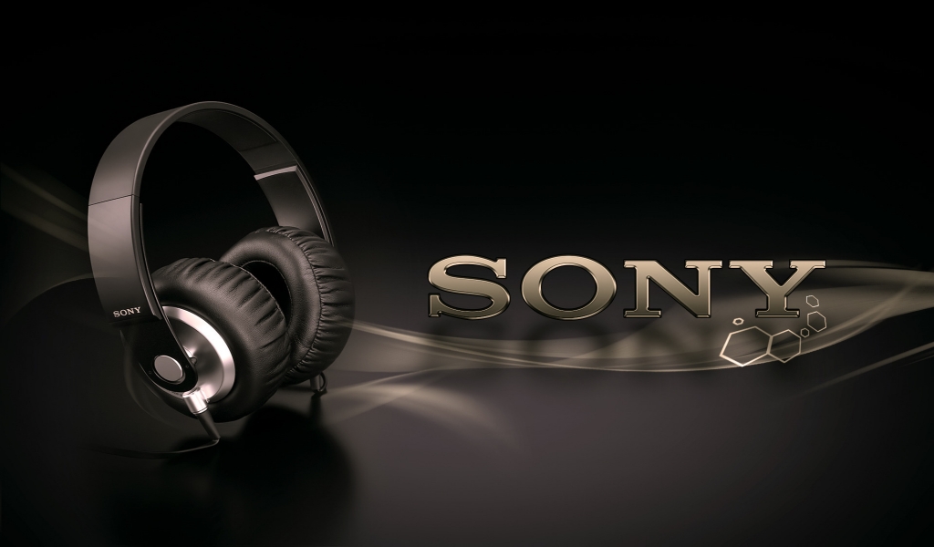 Cool Sony Headphones for 1024 x 600 widescreen resolution