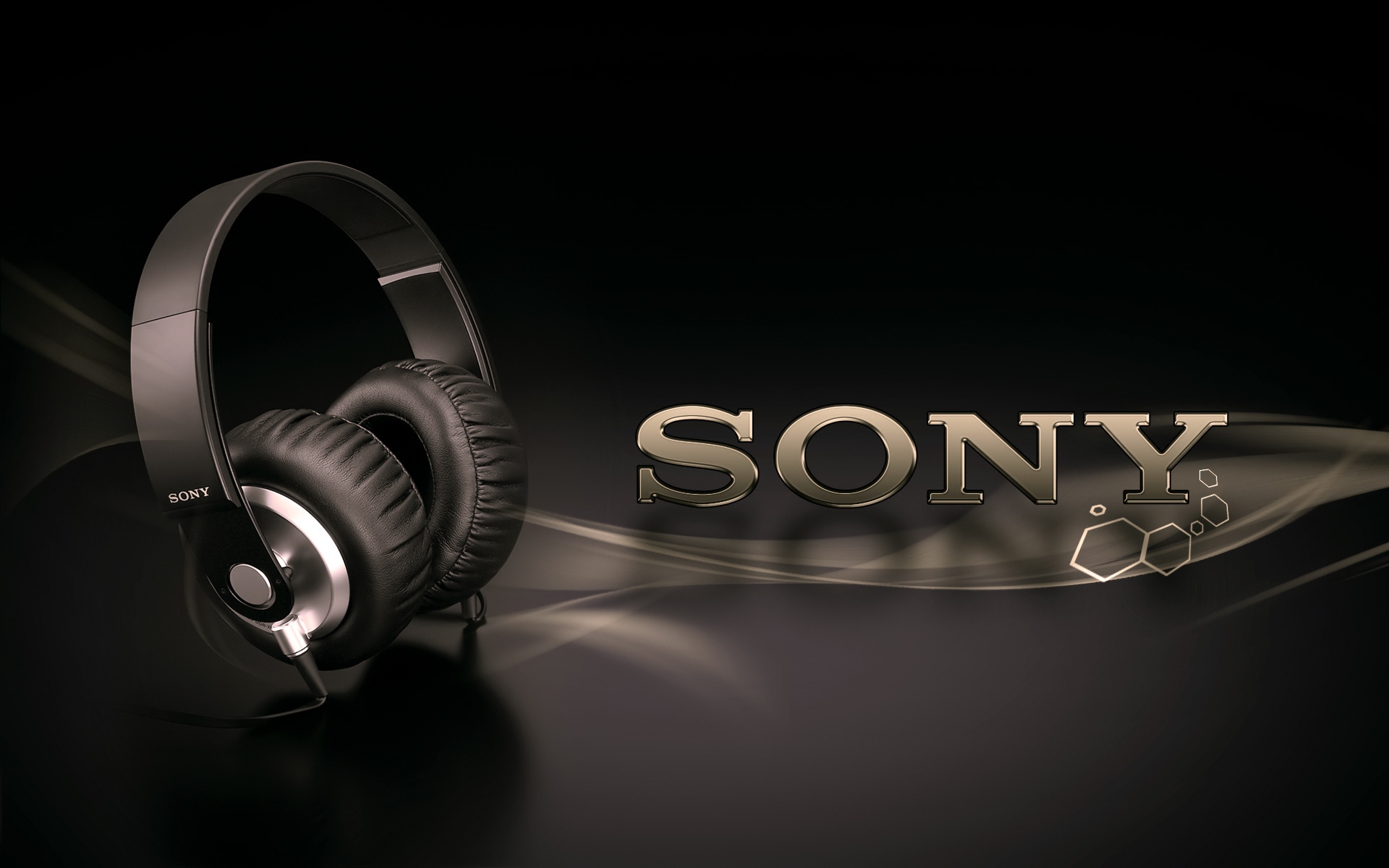 Cool Sony Headphones for 1920 x 1200 widescreen resolution