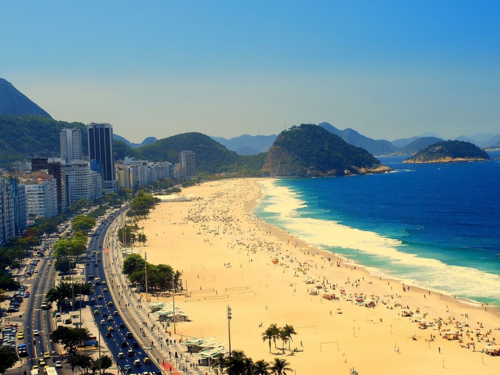 Copacabana Rio de Janeiro. for 1024 x 768 resolution