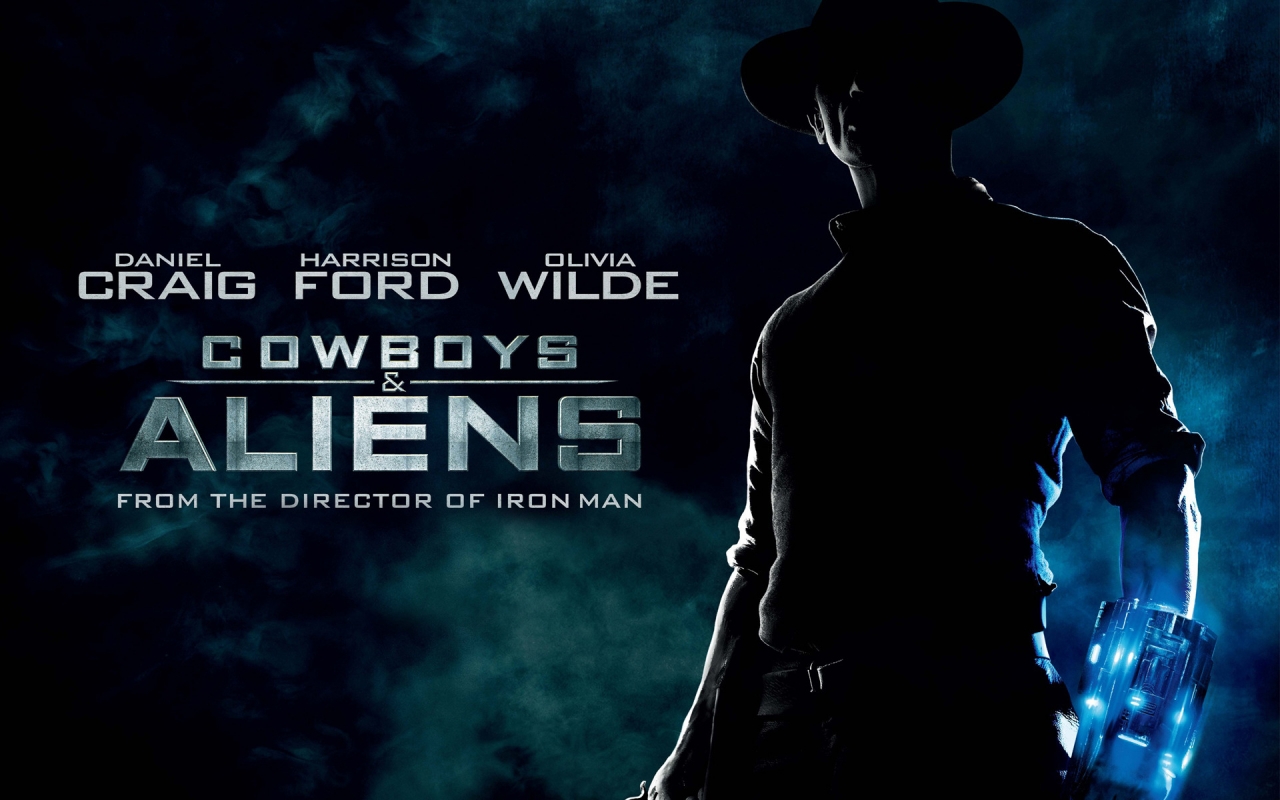 Cowboys and Aliens Poster for 1280 x 800 widescreen resolution