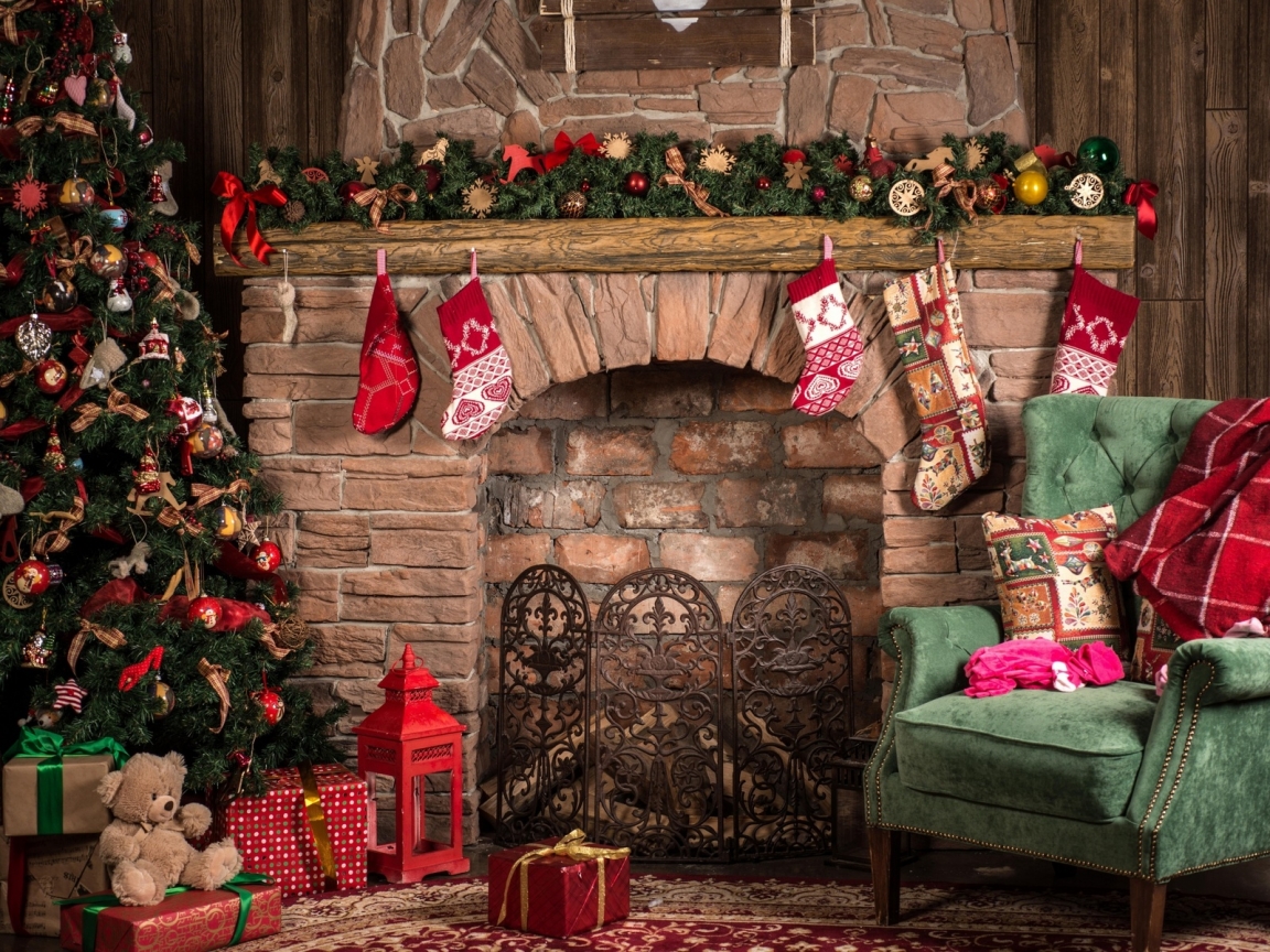 Cozy Christmas Decor  for 1152 x 864 resolution