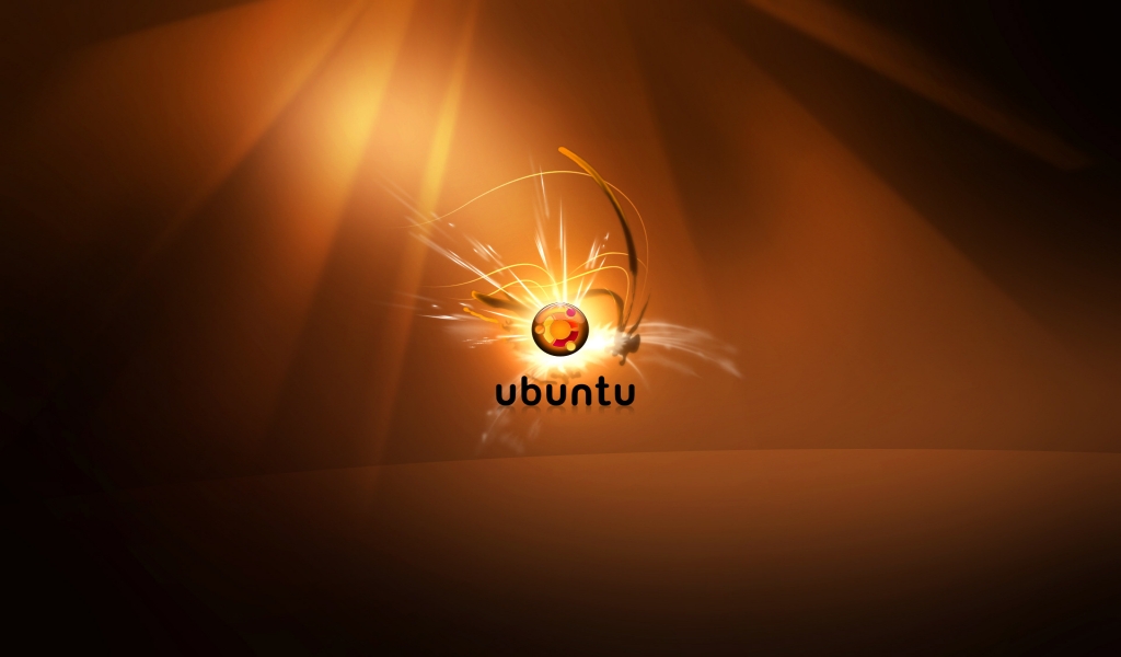 Creative Ubuntu Design for 1024 x 600 widescreen resolution