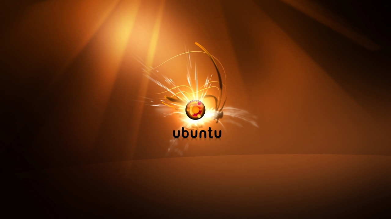 Creative Ubuntu Design for 1280 x 720 HDTV 720p resolution