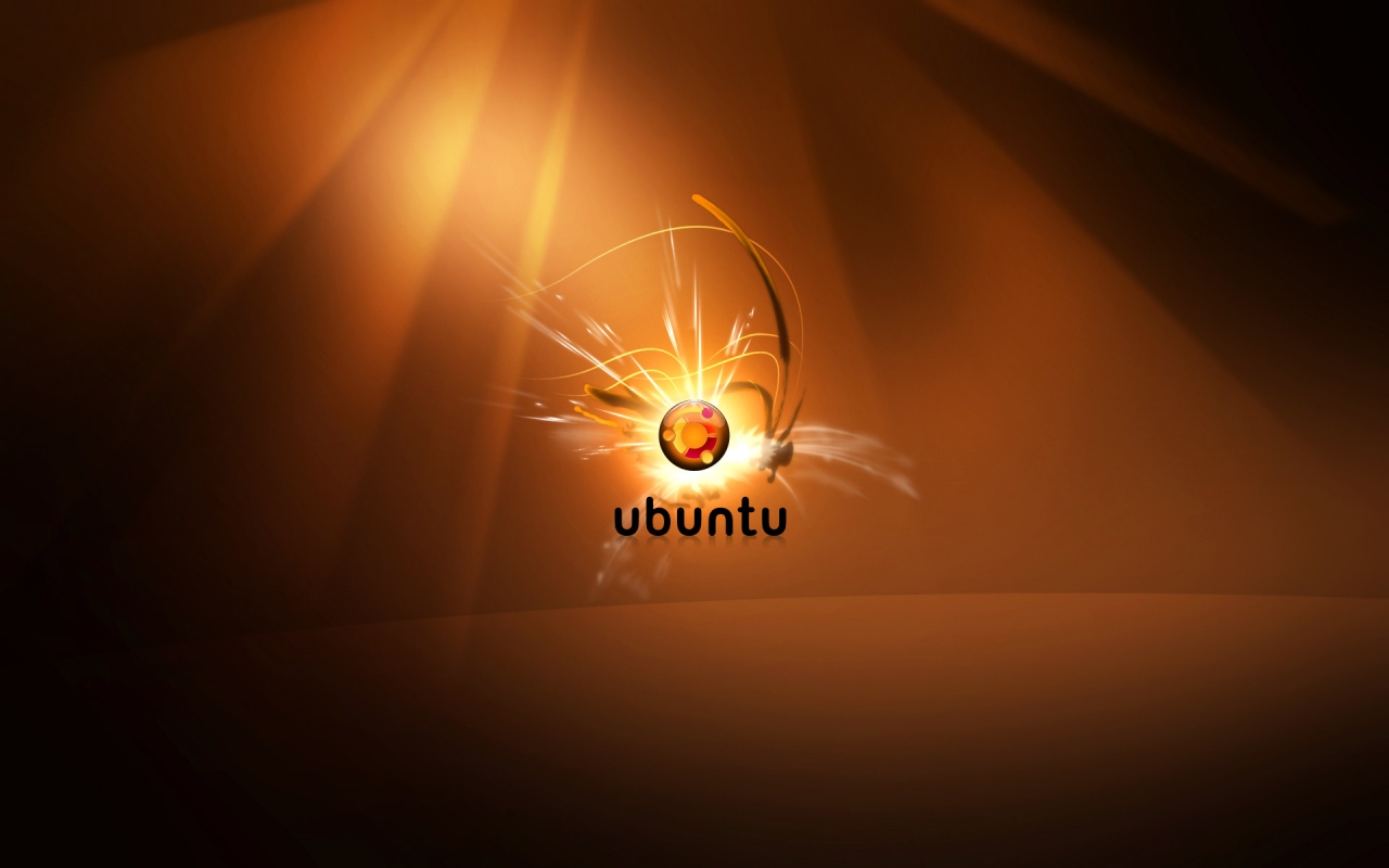 Creative Ubuntu Design for 1280 x 800 widescreen resolution