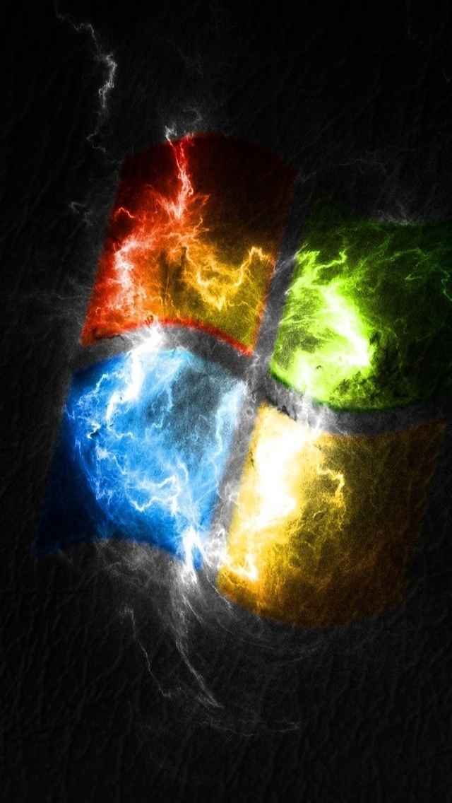 Creative Windows Logo for 640 x 1136 iPhone 5 resolution