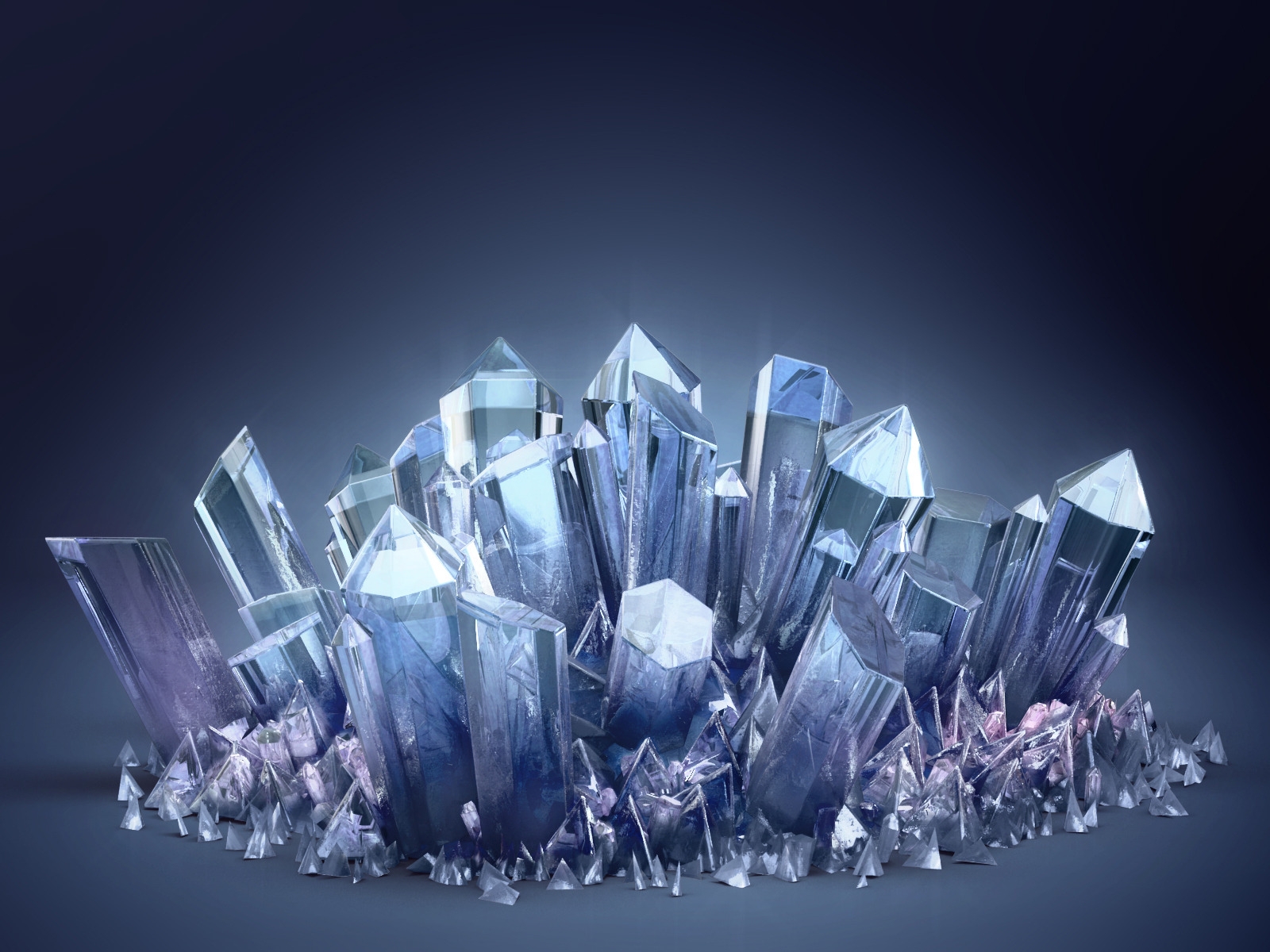Crystals for 1600 x 1200 resolution