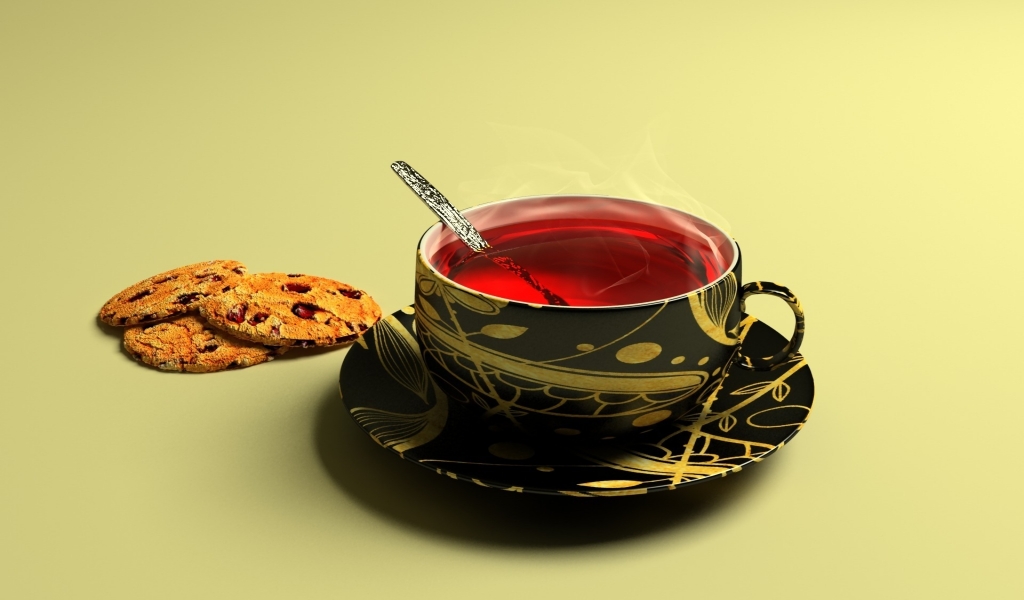 Cup of Tea for 1024 x 600 widescreen resolution