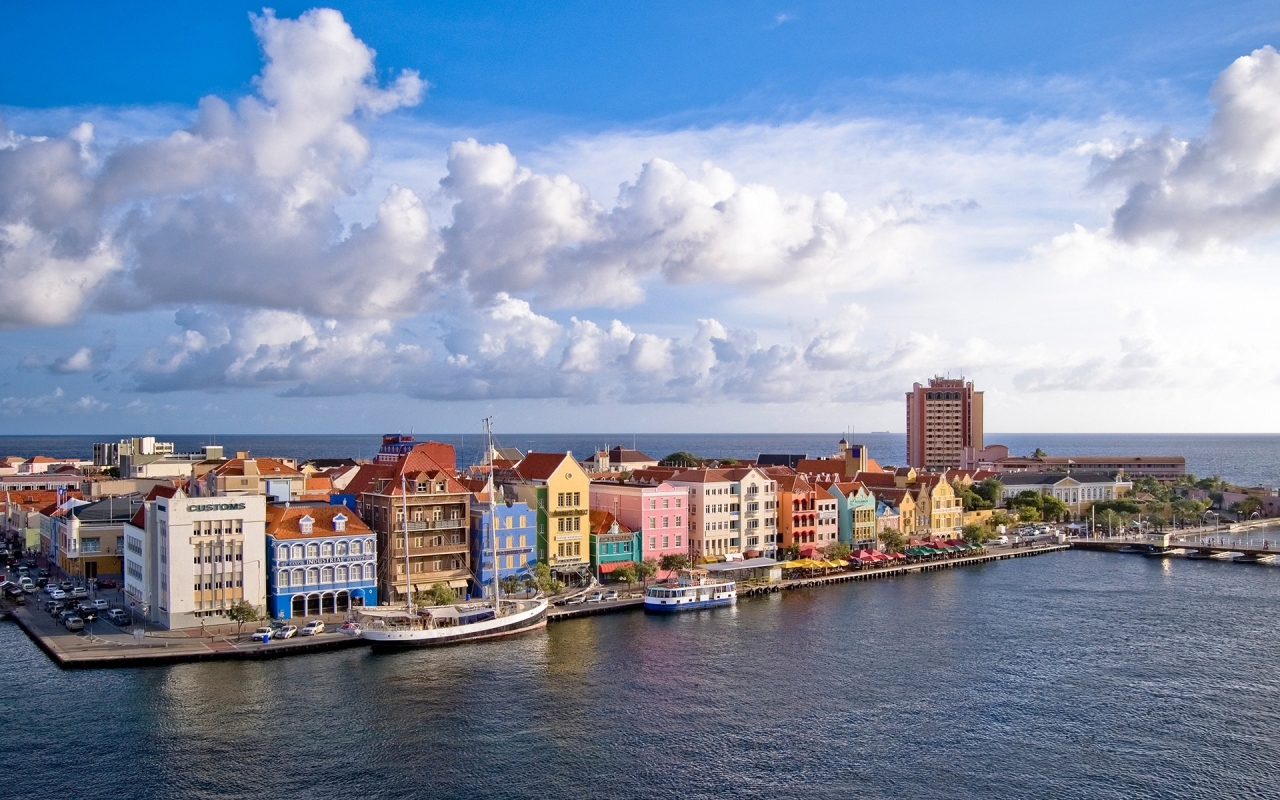 Curacao from Above for 1280 x 800 widescreen resolution