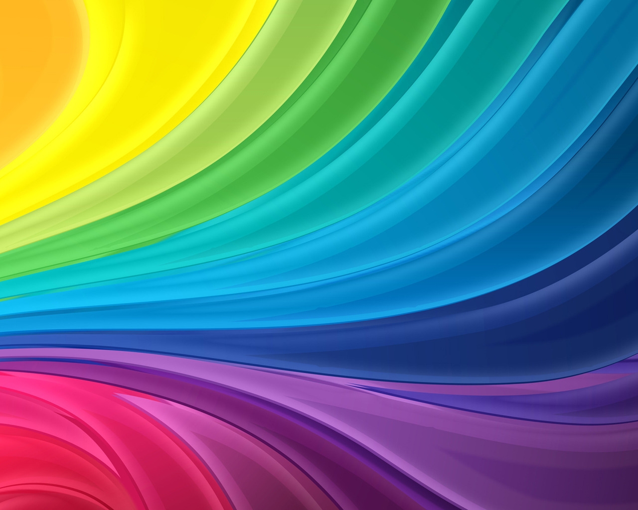 Curl Rainbow for 1280 x 1024 resolution