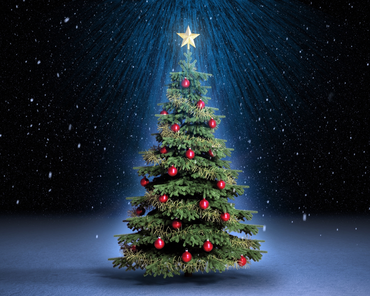 Cute Christmas Tree for 1280 x 1024 resolution