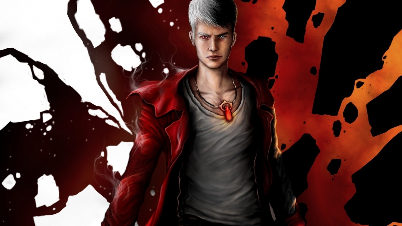 Dante from Devil May Cry for 1366 x 768 HDTV resolution