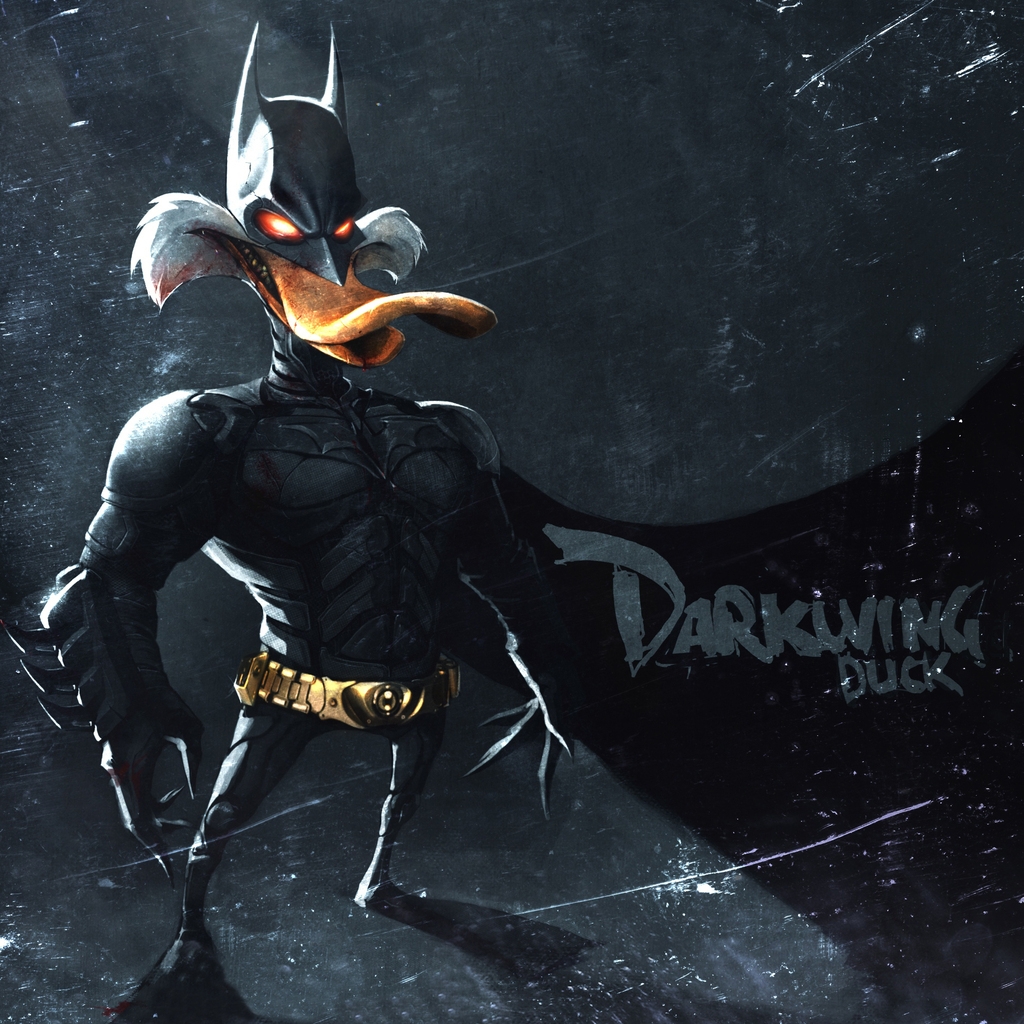 Darkwing Duck Mask for 1024 x 1024 iPad resolution