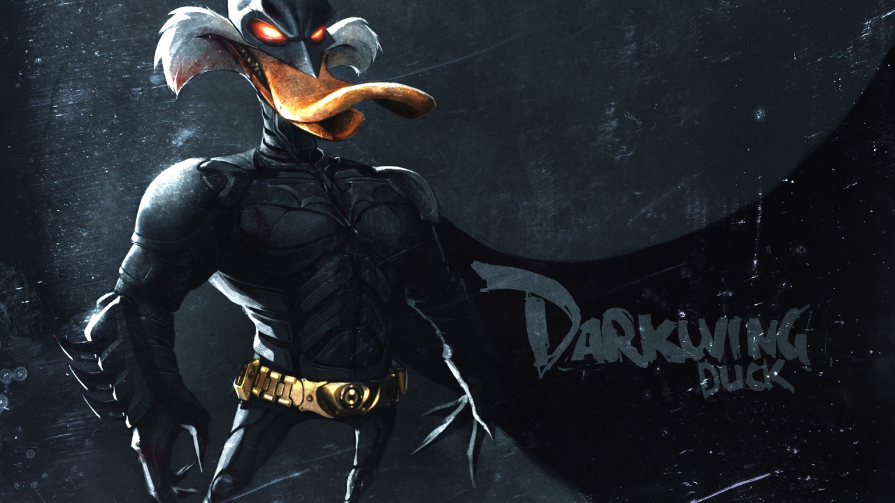 Darkwing Duck Mask for 1280 x 720 HDTV 720p resolution