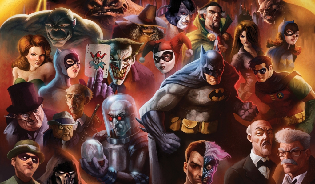 DC Comics Characters for 1024 x 600 widescreen resolution