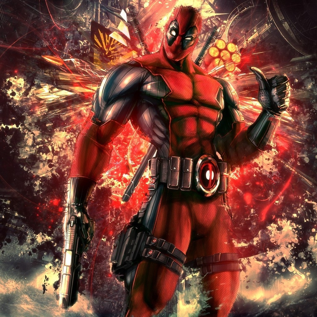 Deadpool Fan Art for 1024 x 1024 iPad resolution