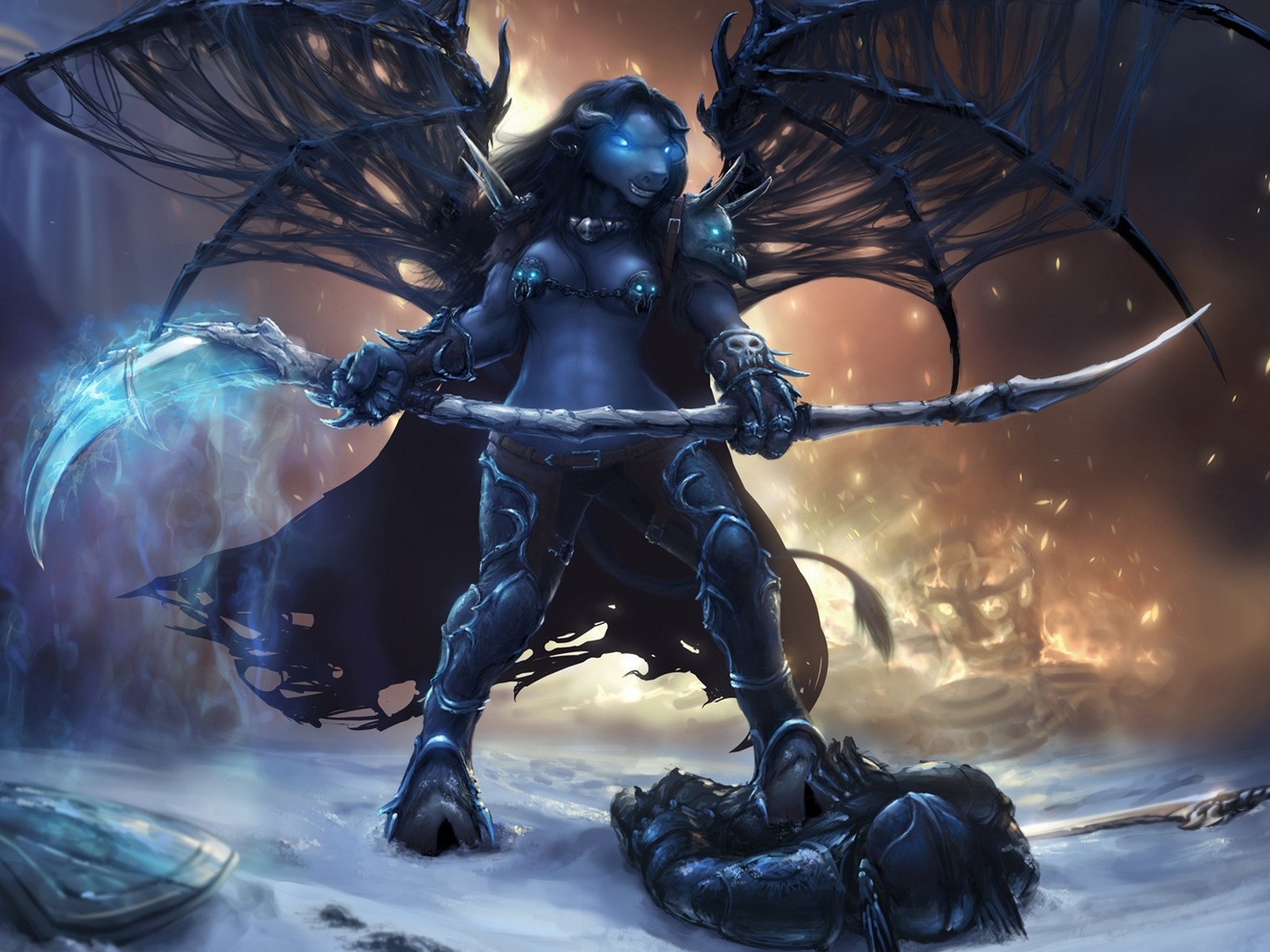 Death Knight World of Warcraft for 1600 x 1200 resolution