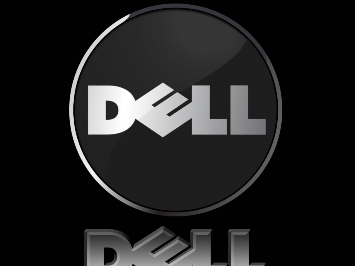 Dell black background for 1152 x 864 resolution