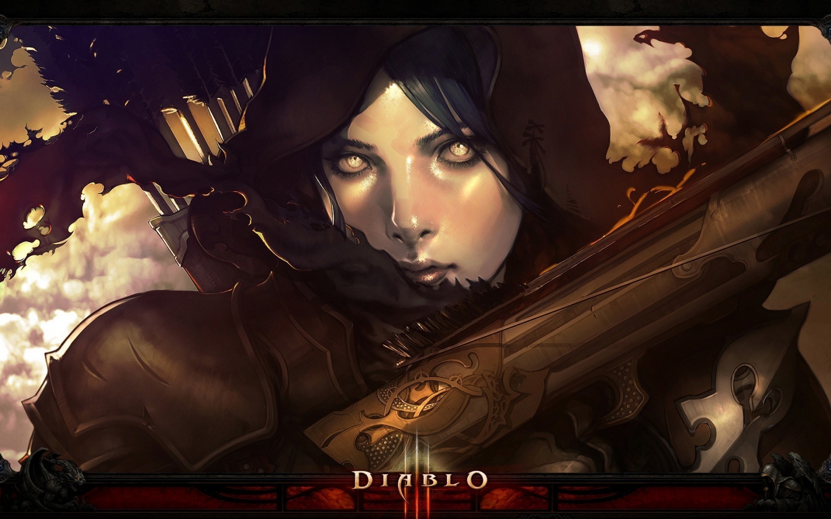 Diablo III Character for 1680 x 1050 widescreen resolution