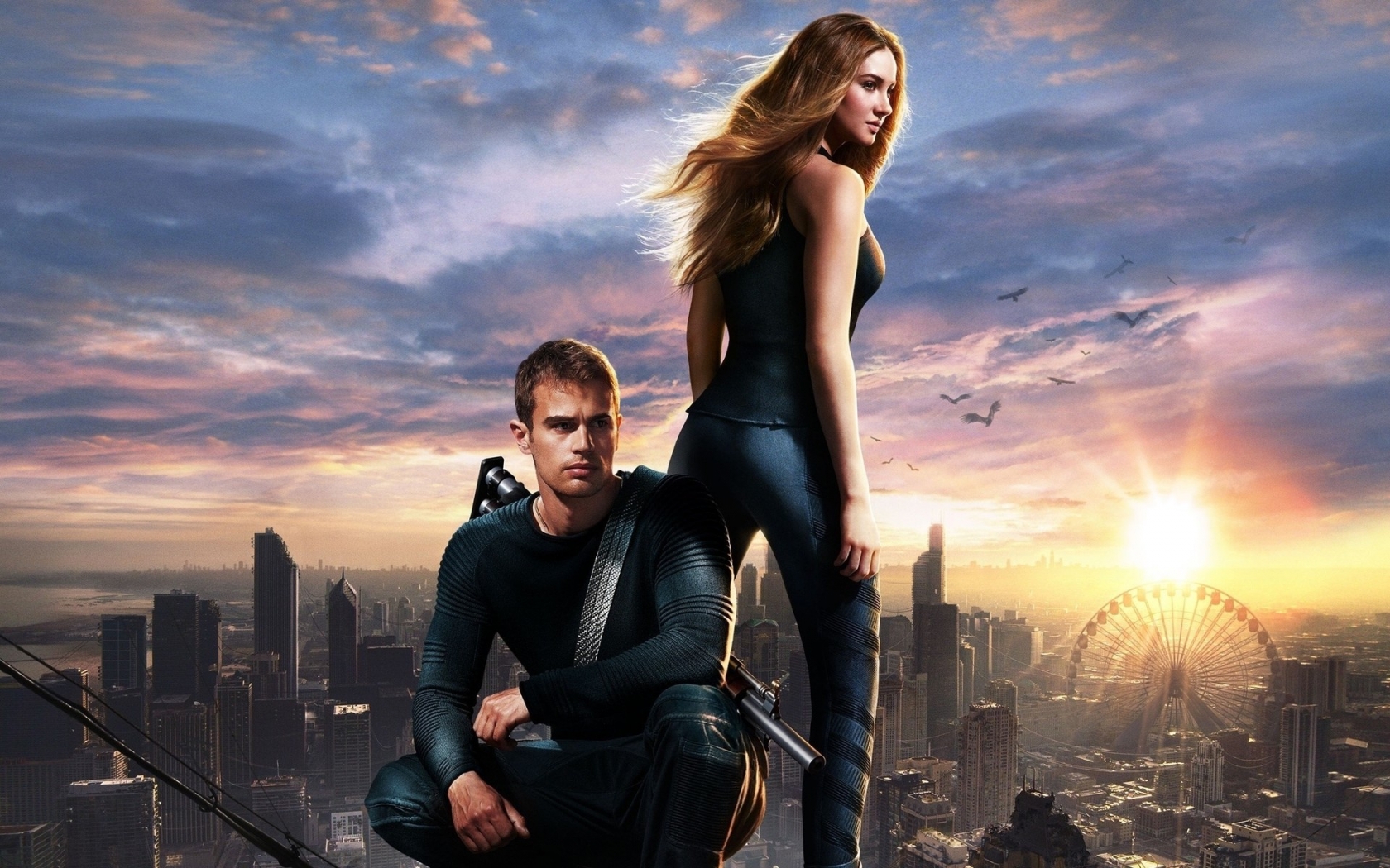 Divergent Four and Tris for 1680 x 1050 widescreen resolution