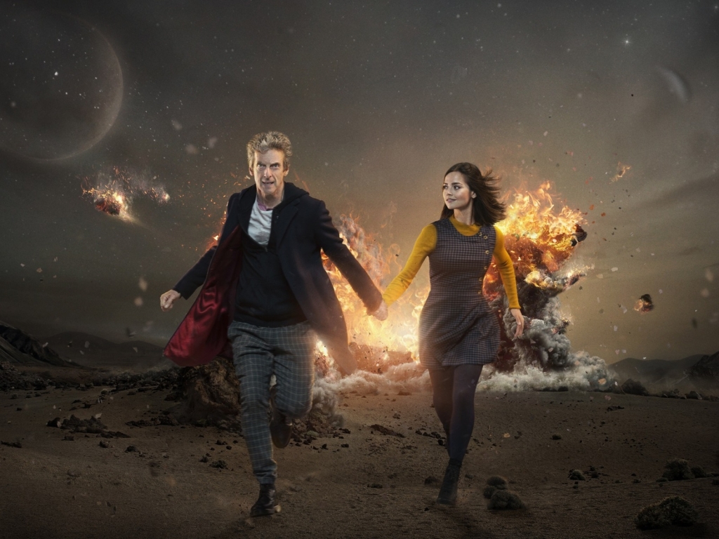 Doctor Who Explosion for 1024 x 768 resolution